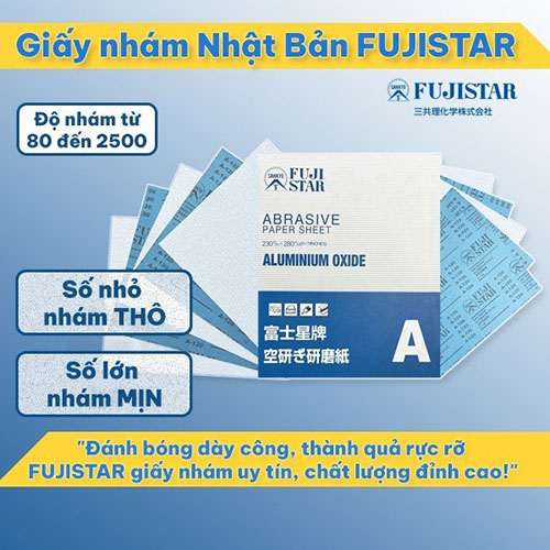 Giấy nhám Fujistar xanh - Công Ty TNHH Minh Đạt Long An